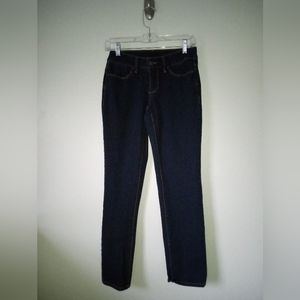 Vintage Dark Faded Glory Petite Blue Jeans